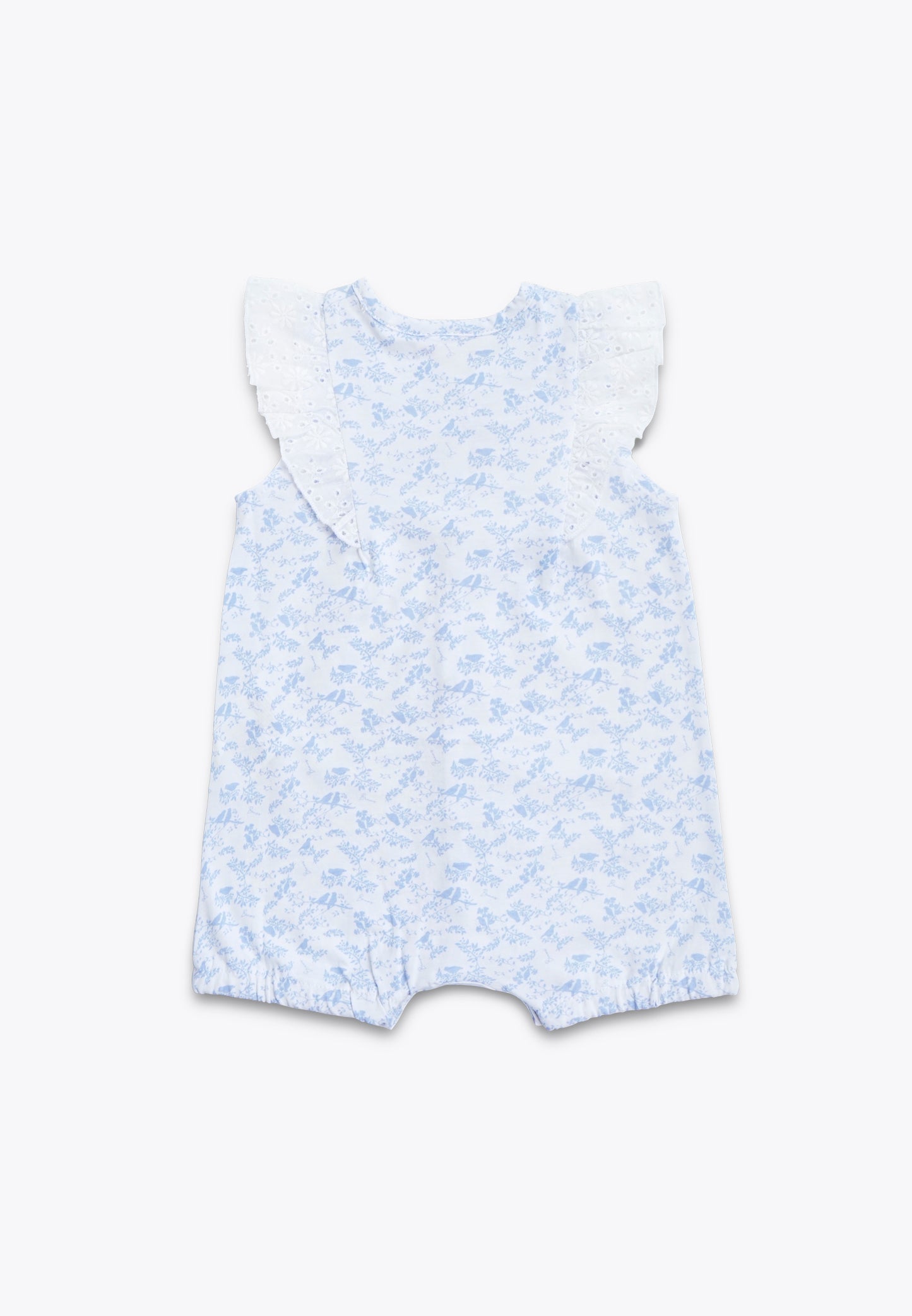 Jersey Romper with Sangallo