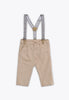Stretch Twill Pants with Suspenders
