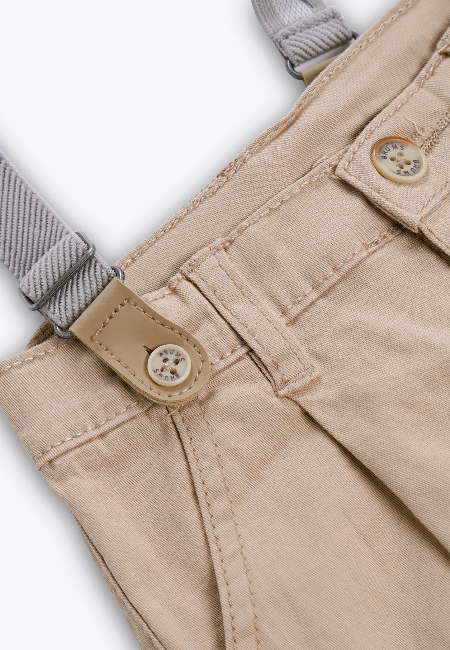 Stretch Twill Pants with Suspenders