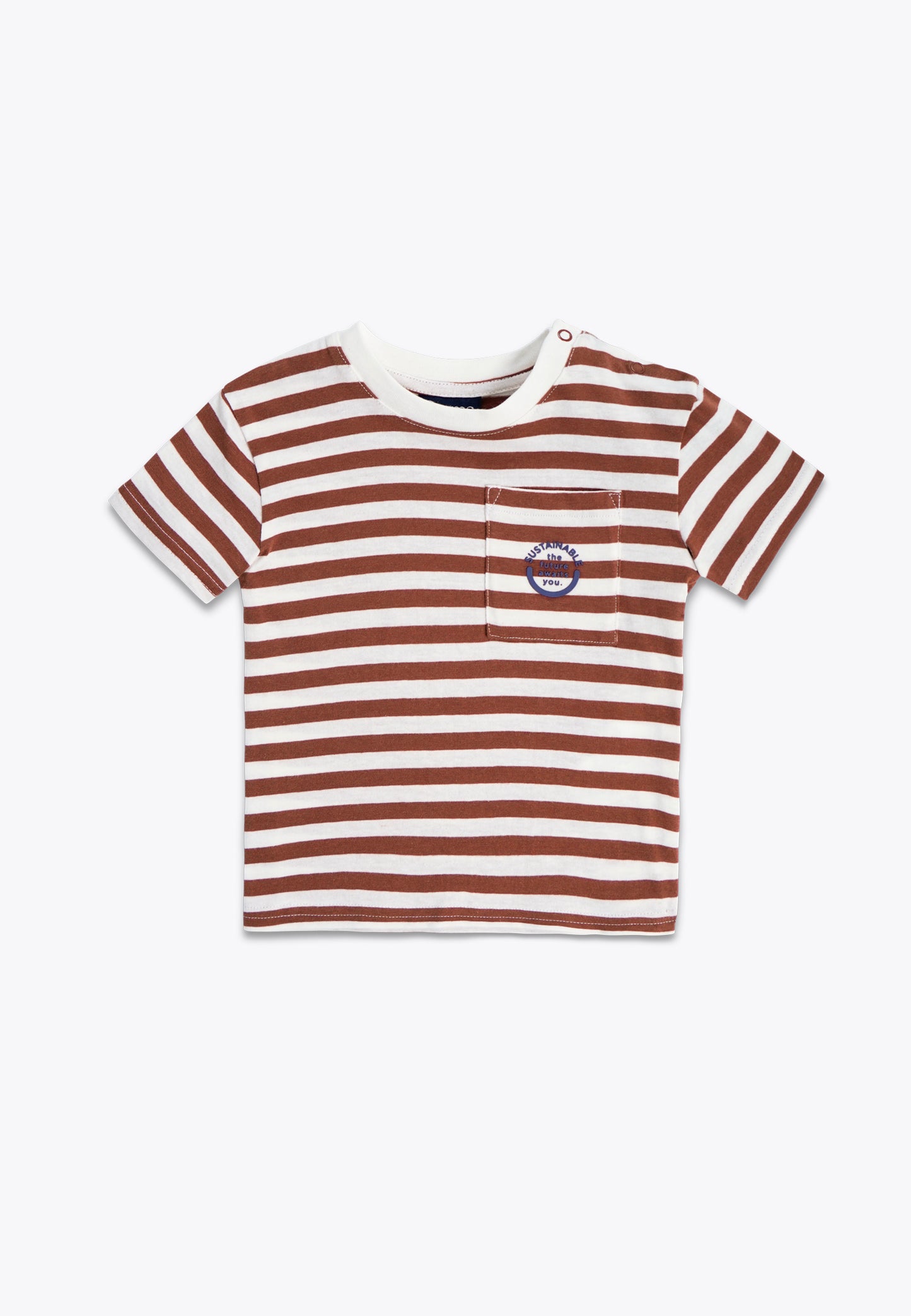 Striped T-Shirt in BCI Jersey