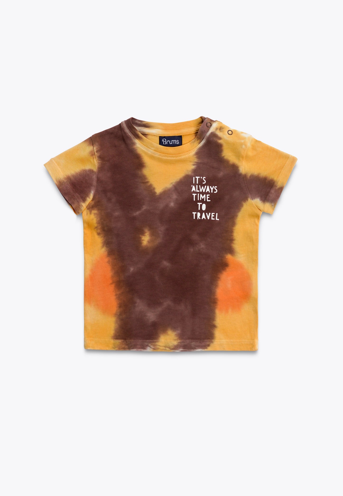 T-Shirt con Stampa Tie Dye in Jersey