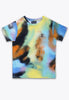 Jersey T-Shirt with Tye Dye Effect Print
