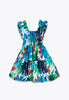 Patterned Poplin Dress